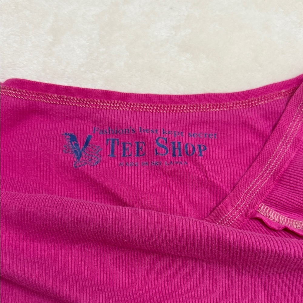 Tee Shop Fashions Best Kept Secret Women's Off-Shoulder Pink Top S / Small - Picture 2 of 5